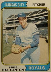 1974 Topps Baseball Cards      308     Bruce Dal Canton